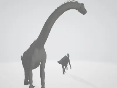 dinosaur 3D print model 2