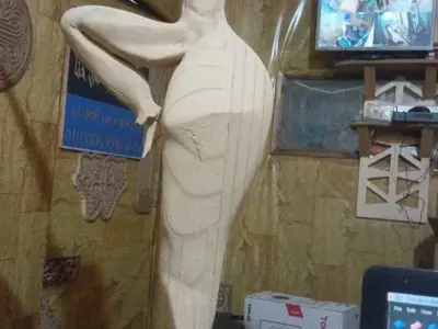 fantasy ballet fat girl statue 3D print model