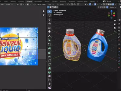 Detergent Bottle  3D model
