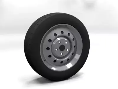 Steel Rim 3D model by KG-DESIGN