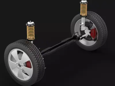 Rear FWD Suspension 3D model