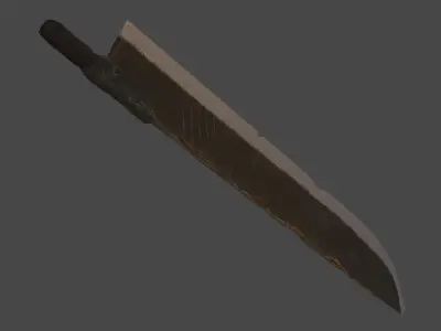 silent hill sword Low-poly 3D model