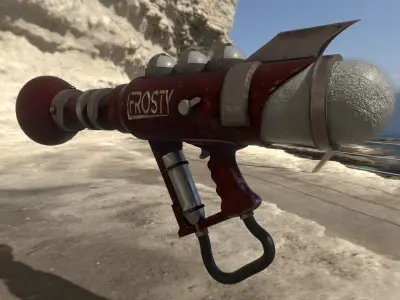 Frosty Gun 3D Model Low-poly 3D model