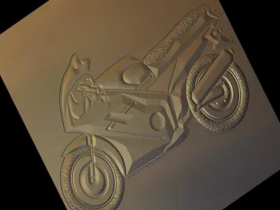 Moto v2 Suitable for embossing Hot Foil Technique  3D model