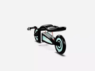 Futuristic Concept Motorcycle 3D Model Low-poly 3D model