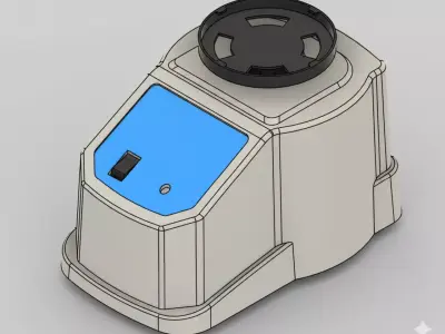 Efficient Vortex Mixer Machine for Laboratory and Industrial Use 3D print model