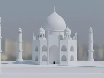 3d Taj Mahal  3D model