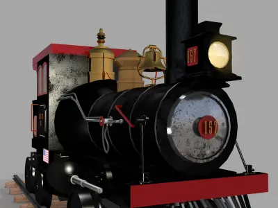 Train 1891 AJHuber 3D model