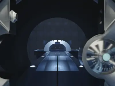 Marvels X-Men Sub-Basement - Corridor and Cerebro 3D model