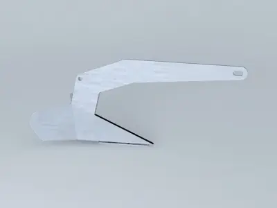 Delta anchor 06 kg 3D model
