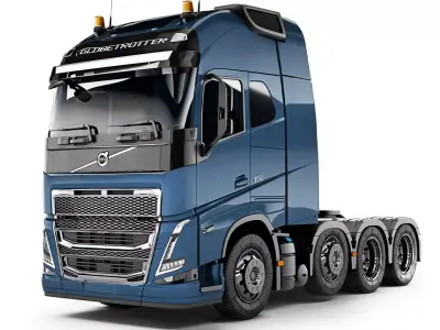 Volvo FH16 8x4 2022 3D model