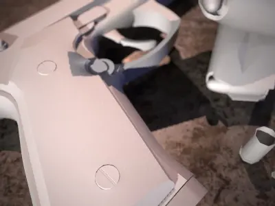 HIE Beretta M9 D180720 Low-poly 3D model