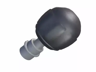 Industrial Knob Low-poly 3D model buy