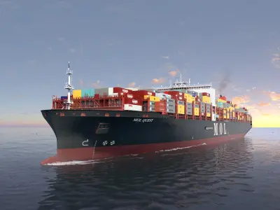 Container Ship  get 3D model