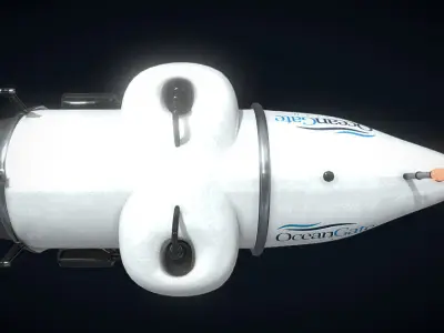 OceanGate Titan Submersible Low-poly 3D model