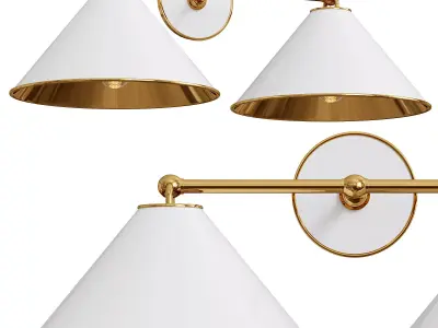 Arno 2 Light Wall Sconce By Arhaus 3D model