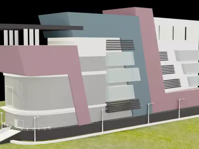 SHOPPING MALL Free low-poly 3D model purchase