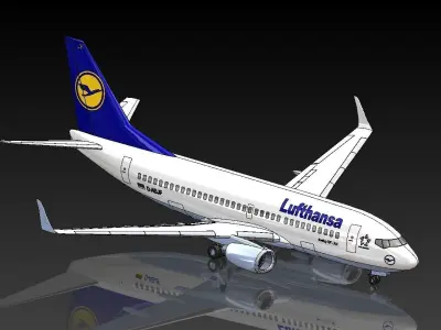 Boeing 737 NG 3D model