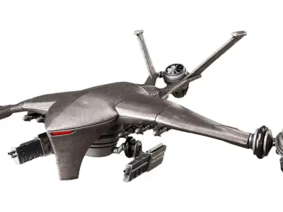 Killer Drone Low-poly 3D model