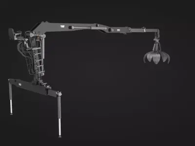 Grab Crane 3D model