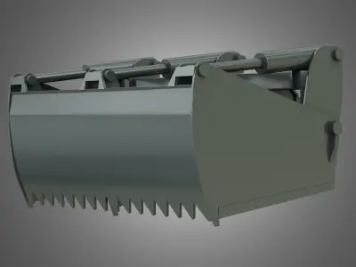 Silage Cutter  - Front Loader  3D model