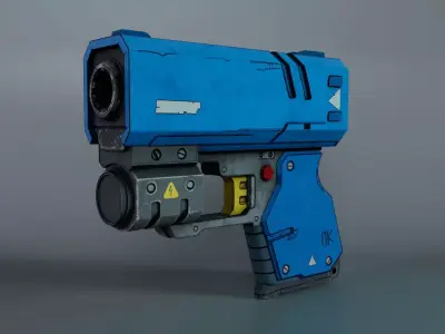 Sci-Fi Pistol 3D model purchase