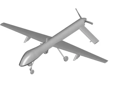 Predator uav 3D model purchase