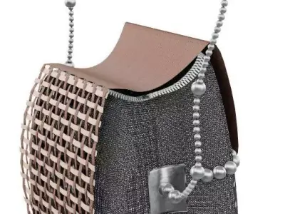 hand bag 3D model purchase