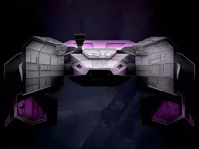 Spaceship FREE Free low-poly 3D model