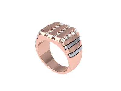 Wedding Ring  3D print model 198