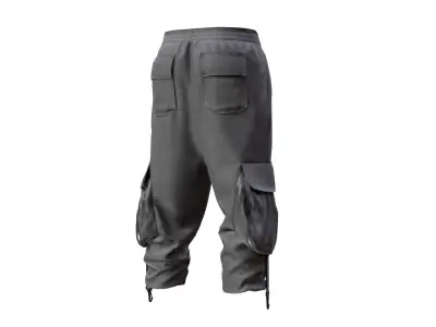 Warrior Pants 77 - All MH Bodies - UE5 Skeletons - Rigged Low-poly 3D model