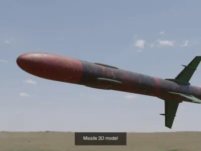 Rocket 3D models 3D Model Pack purchase