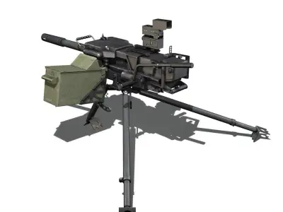 40mm GMG - Grenade Machine Gun 3D model