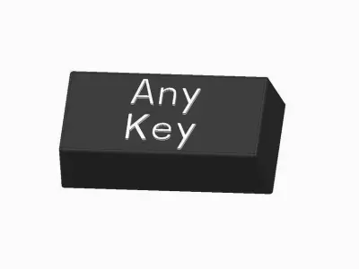 Any Key Free 3D model
