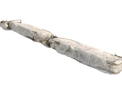 Concrete Rubble Pack 3D model