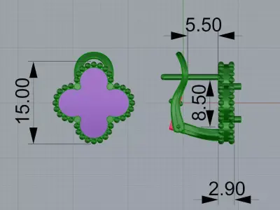 Gold N1634 3D print model