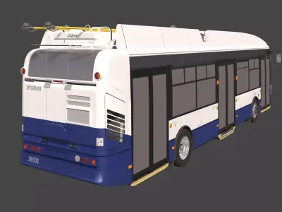 Skoda 24Tr Low-poly 3D model