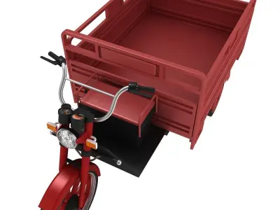 Electric Utility Tricycle 3D model