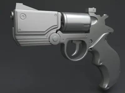 Weapon death gun in overwatch 3D model