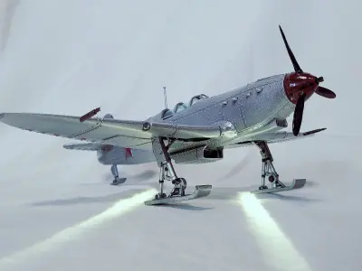 Yak-9 3D print model