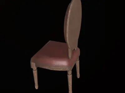 Antique Chair - PBR Game Ready Low-poly 3D model buy