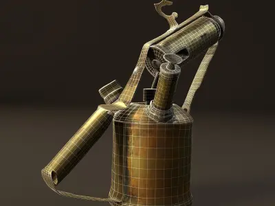 Antique Blow Torch - Photogrammetry 3D model