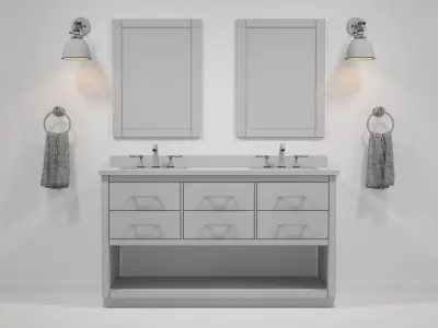 OVE Brookside 60 Fu Yuan Wax Pine 3D model