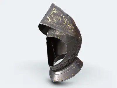 Helmet of Henry Low-poly 3D model