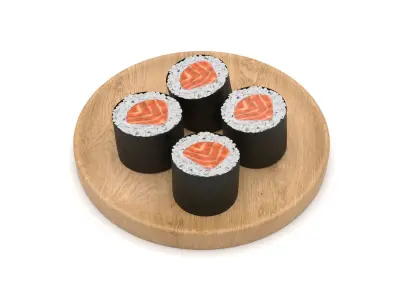 Set of Sushi 3D model