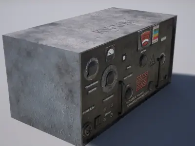 Radio Low-poly 3D model