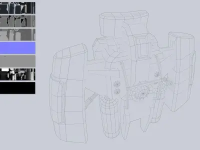 Scifi Jetpack Low-poly 3D model by Anima-Z - Low-poly
