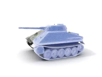 Swedish Army Tank model pack Low-poly 3D model