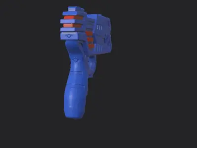 sci fi toy gun star wars cyber punk 3D model