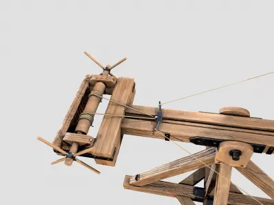 Ballista Low-poly 3D model